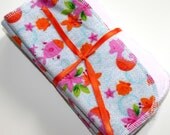 SALE:  Baby Wipes, Seahorses, fish, flowers on pale pink