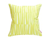 Printed Pillow Cover - 16x16in/40x40cm - TATAMI - Lemon