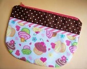 Chocolate Kisses Cosmetic Bag