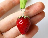Large Strawberry pendant