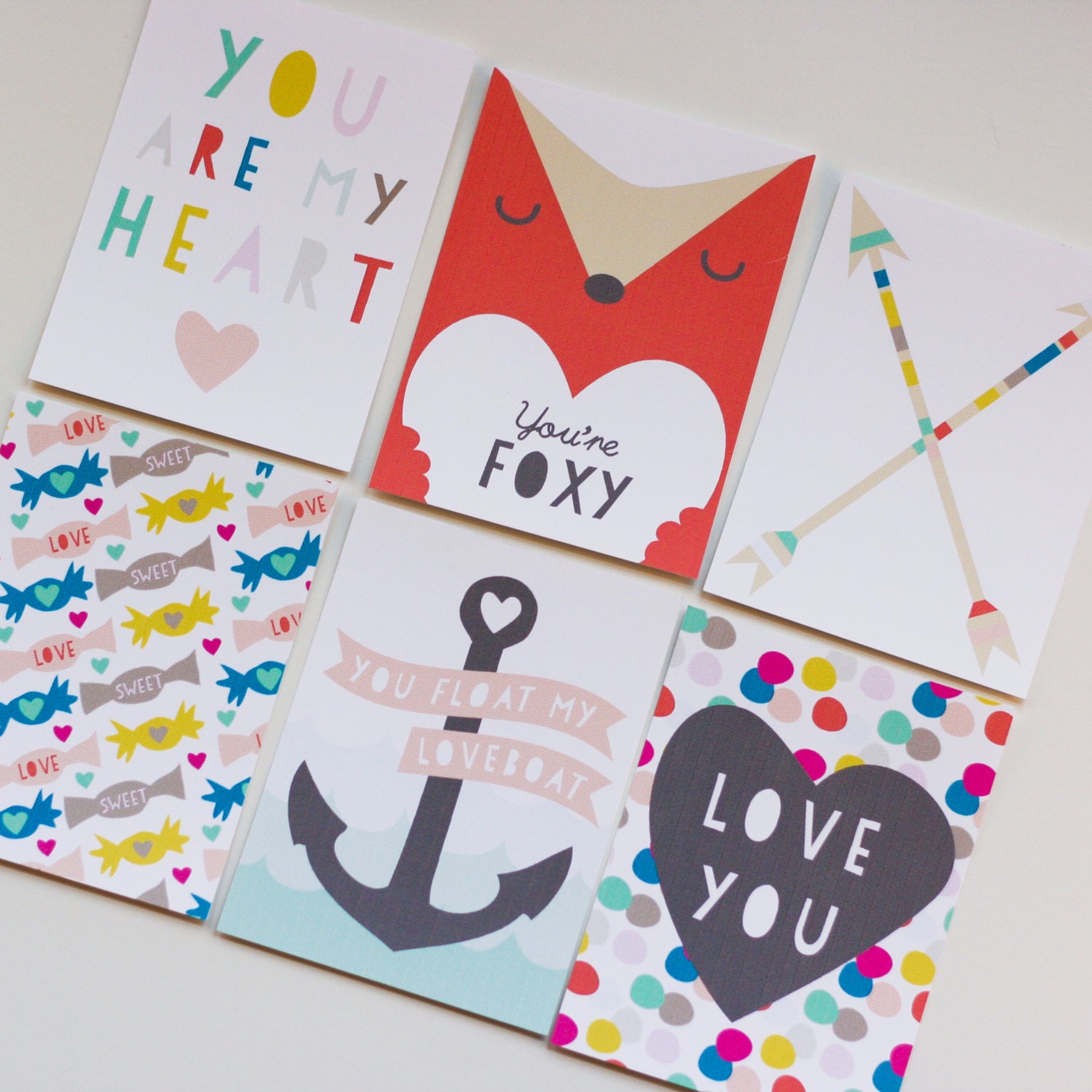3"x 4" Printable Valentine Notes by Studio Pebbles