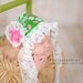 Handmade Newborn Baby Girls Bonnet - Fall Colors