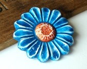 Handmade Polymer Clay Pendant/Focal - Imprint Series
