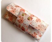 NEW Long Wallet with Zipper - Tea Pots
