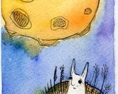 Lonely planet   no.10  ACEO card original