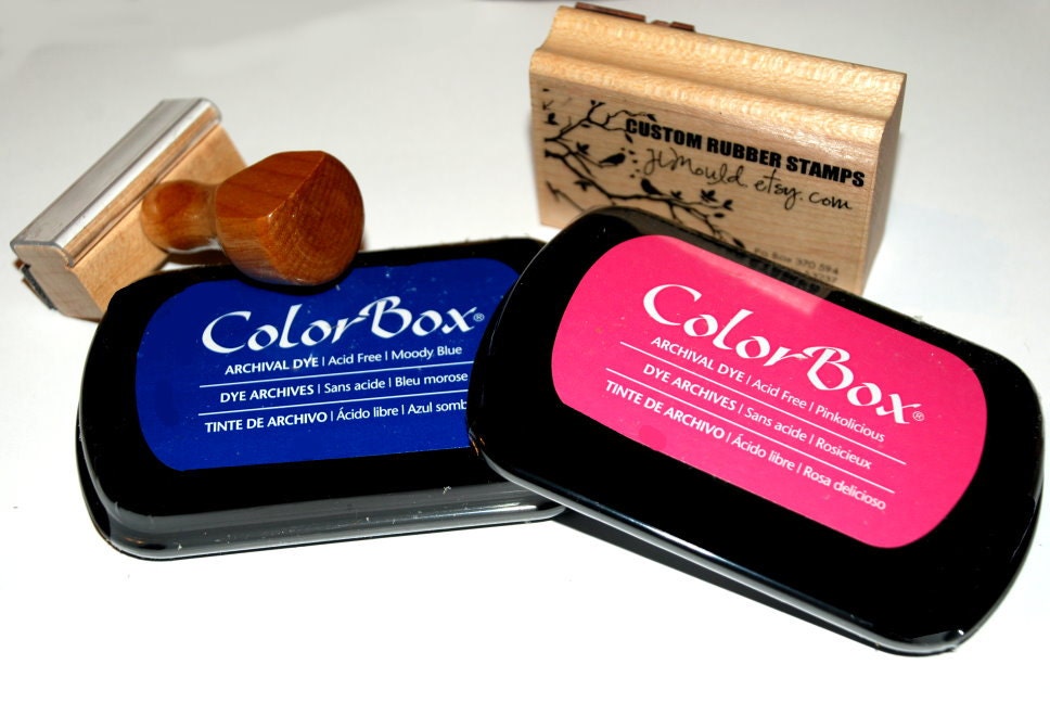 JLMould Rubber Color Box Archival Ink Pad Permanent  - Choose the Color