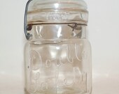 Vintage Double Safety Smalley Kivlan and Onthank, Boston Mass Canning Jar