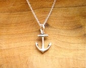 Anchor Charm Sterling Silver Mom My Anchor Necklace