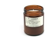 no. 7: lavender - 8 oz soy wax candle - apothecary style jar - hand poured container candle - pommes frites candle co