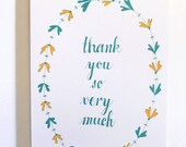 Thank You so Very Much Card