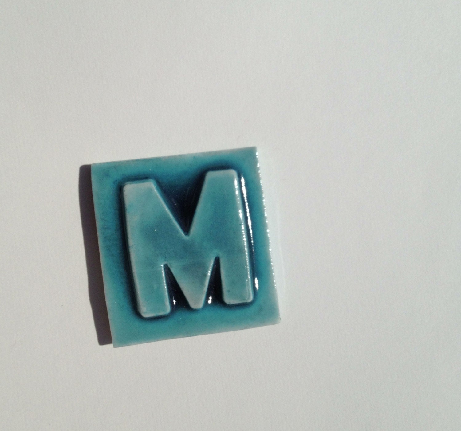 Porcelain Mosaic Tile Any Letter Big Capital Chunky