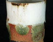 White and Green Yunomi Cup