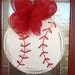 Baseball door hanger, personalized