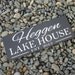 Custom Family Name Wood Sign Lake House Sign Cabin Sign Shore HouseThank you gift personalized Christmas Present