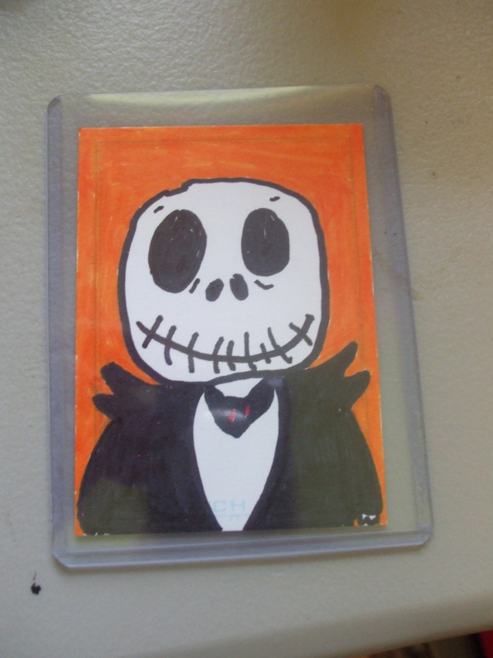 Jack Skellington Artist Sketch Card