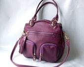 May SPECIAL 50% off - Shikotsu leather bag in beet