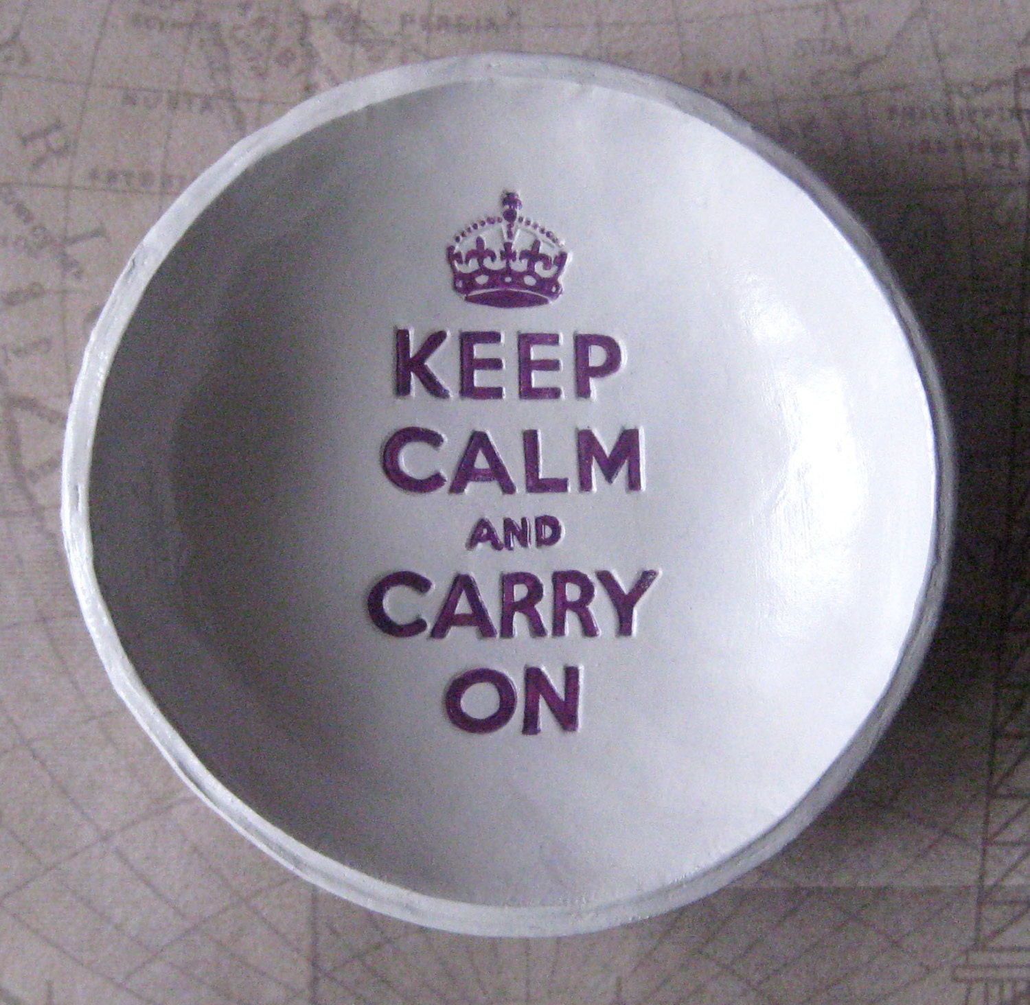 Keep Calm And Carry On Bowl