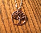 Copper Celtic Tree of Life Necklace Jewelry 18 inch Unisex Handmade Gift for Him Her Family Friend DragonflyRidge