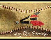 Baseball Cuff Bracelet / Recycled Baseball