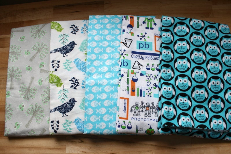 Baby infant boy girl toddler Waterproof Bib Customized crown houndstooth birds blue medallion Green Appple  SWAG