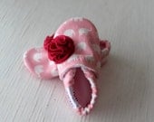 SWAG Baby Boy Girl Booties toddler infant newborn slippers shoes kawaii white elephants Pink FLOWER non slip soft soled
