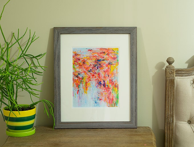 Fine Art Print 11x14 Archival Matted giclee print - from original oil painting Warm In Winter Signed