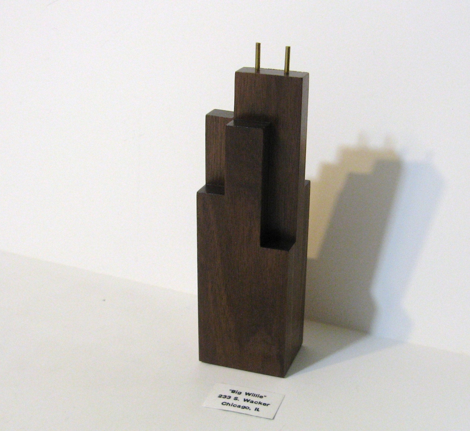 Chicago's Sears Tower Is Now  Big Willie Made of Walnut Wood