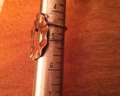Holey Wavy Copper & Silver OOAK Ring