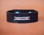 I Can Leather Cuff