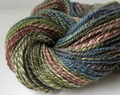 Handspun Yarn, Maine Wool,  Worsted Weight, 2ply,150 yards/4 oz, Guarded