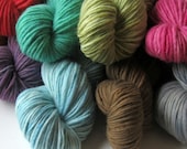 Dyed To Order Hand Dyed Yarn Sweater Lot, Heavy Worsted Weight, Single Ply, 2,000 Yards/2 lbs  FREE SHIPPING