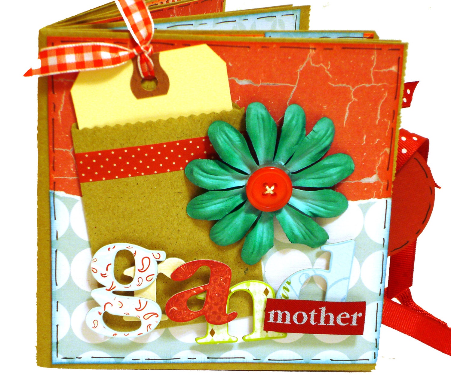Grandmother Scrapbook - Paper Bag Photo Album