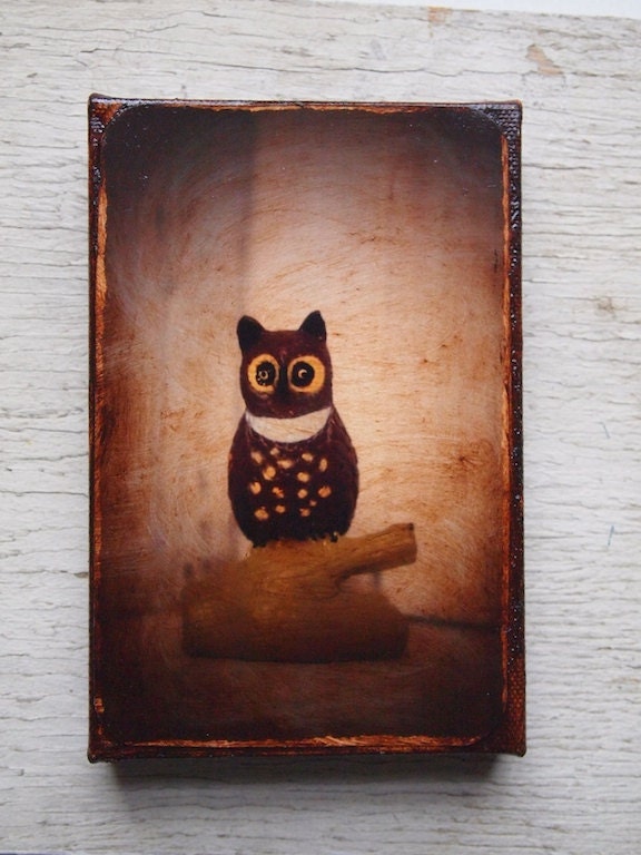 Wall Art - Toy Owl Photo / Art- 4x6