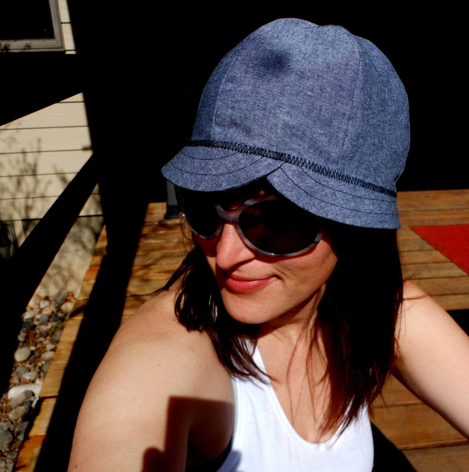Summer Chambray Cloche