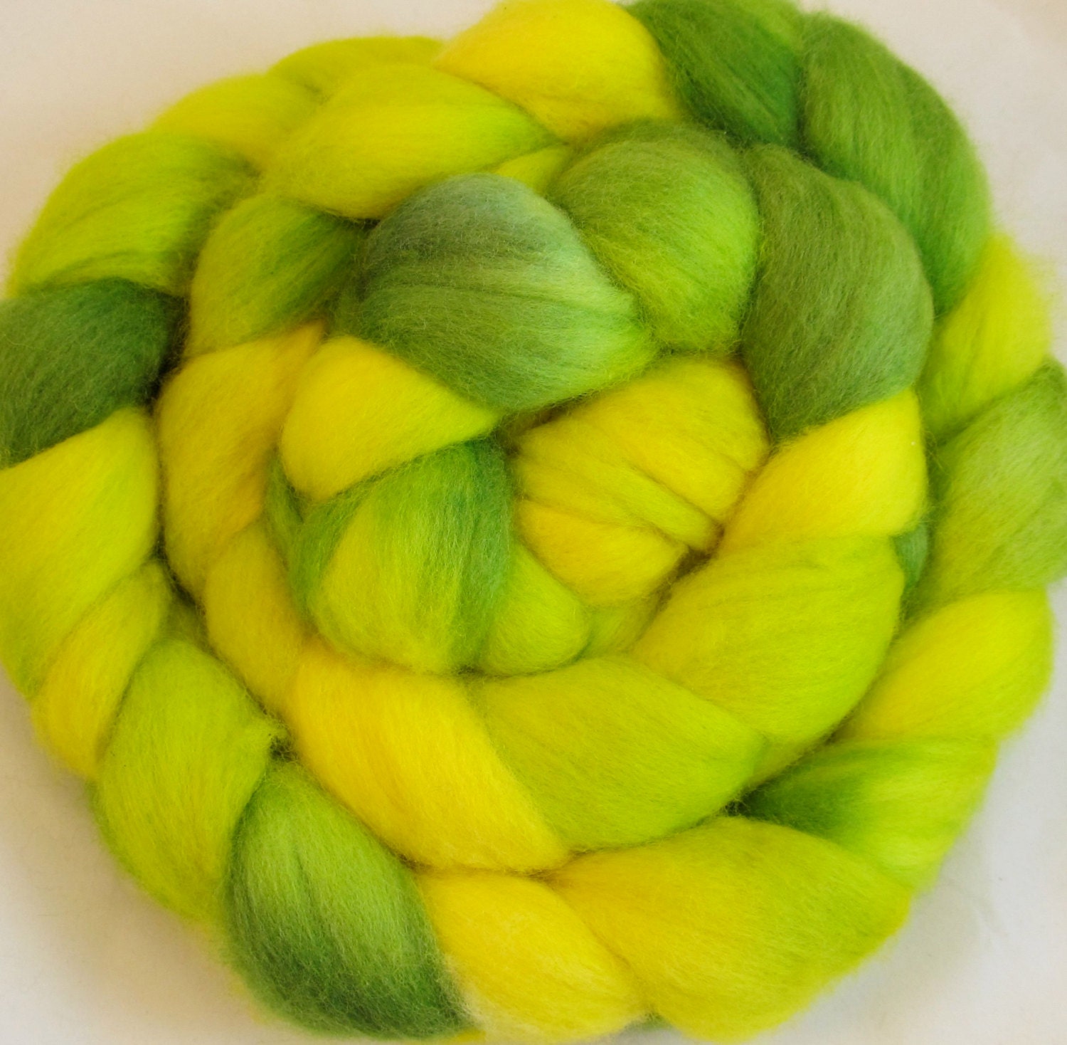 Merino Handpainted Wool Top - Dandelion