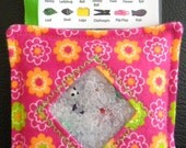 I Spy Bag - Mini with SEWN Word List and Detachable PICTURE LIST- Pretty Flowers