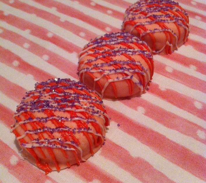 12 PRINCESS SPARKLE Chocolate Double Dipped Oreo Cookies - Girl, Wedding, Party Favor, Shower, Christening, Valentines, Mothers Day