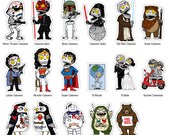 5 Vinyl Stickers of Your Choice by Jose Pulido