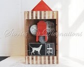 Best Friend Forever - Mixed Media Assemblage - Shadowbox - Mans Best Friend