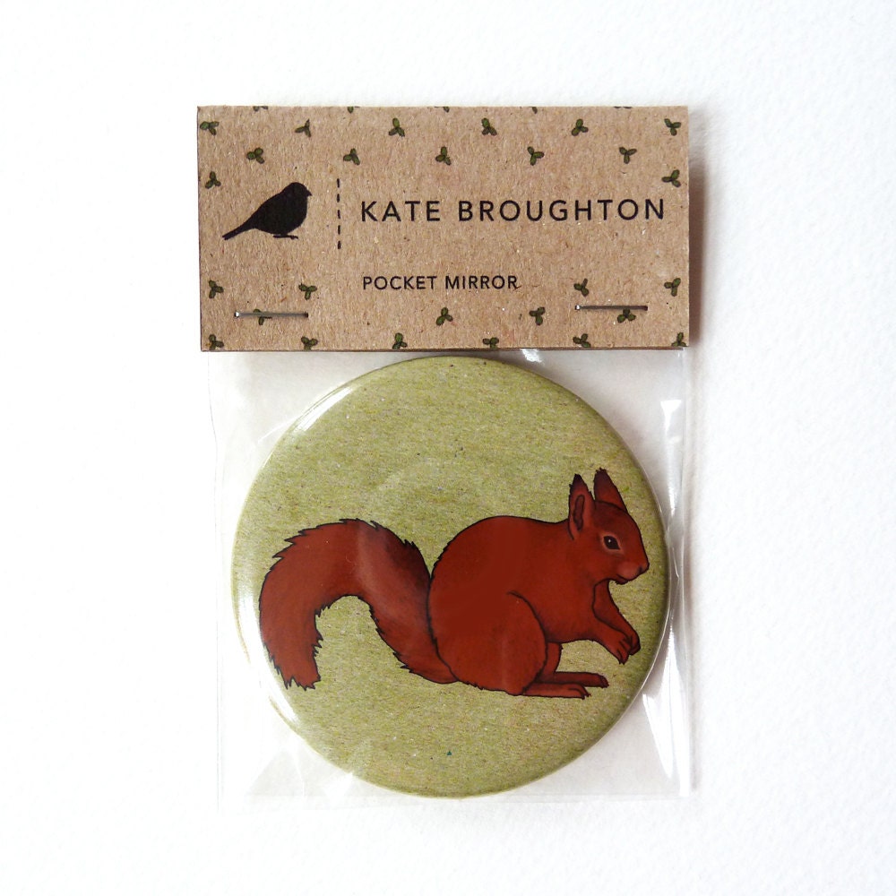 squirrel pocket mirror