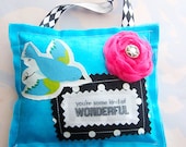 Fabric Stuffed Pillow Hanging Ornament Some Kind of Wonderful