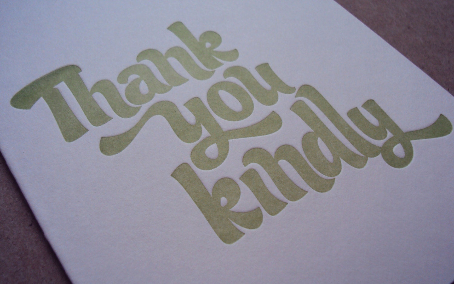 Letterpress Greeting Card...