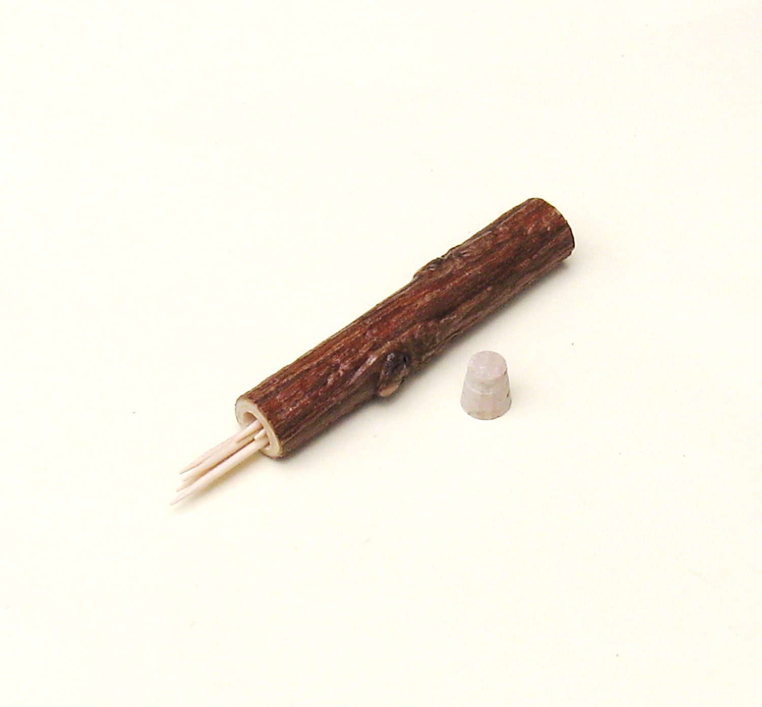 Toothpick Case Man Rustic Rugged Practical Mens Pocket Accessory Gift for Fathers Day Grads