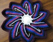 SALE - Multi Color Hand Crochet Placemat/Trivet/Coaster/Table Protector