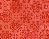 Red-Orange Lace Fabric