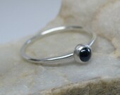 Sterling Sapphire Ring