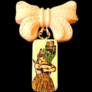 Dutch Girl Bow Brooch