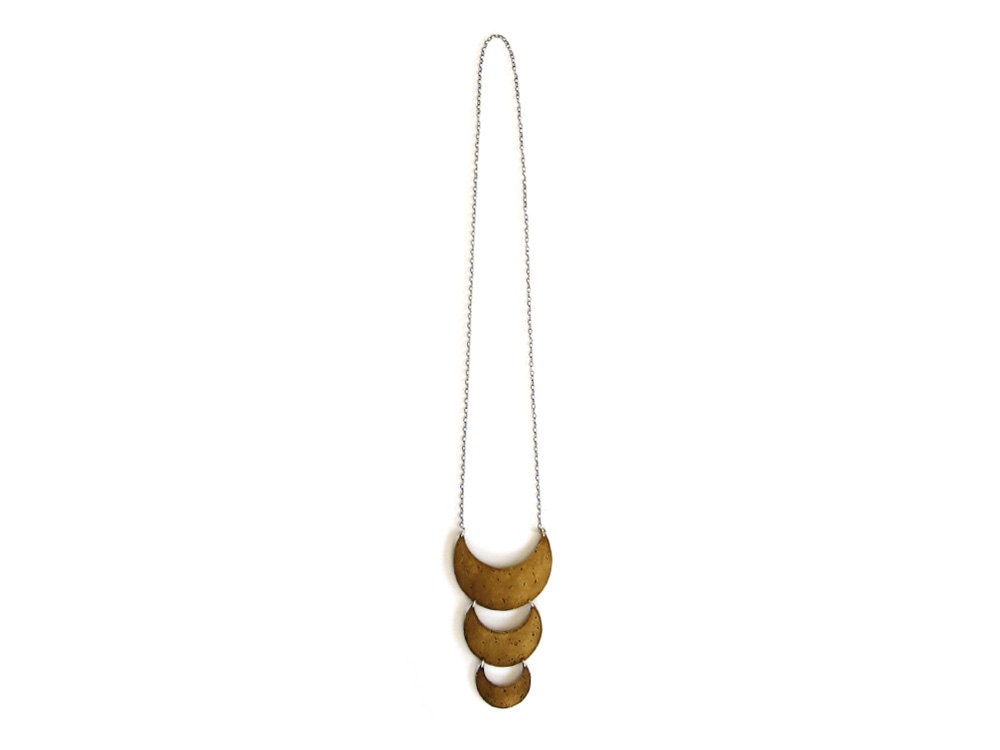 Triple Crescent necklace