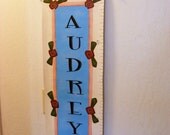 Custom Girl Canvas Growth Chart