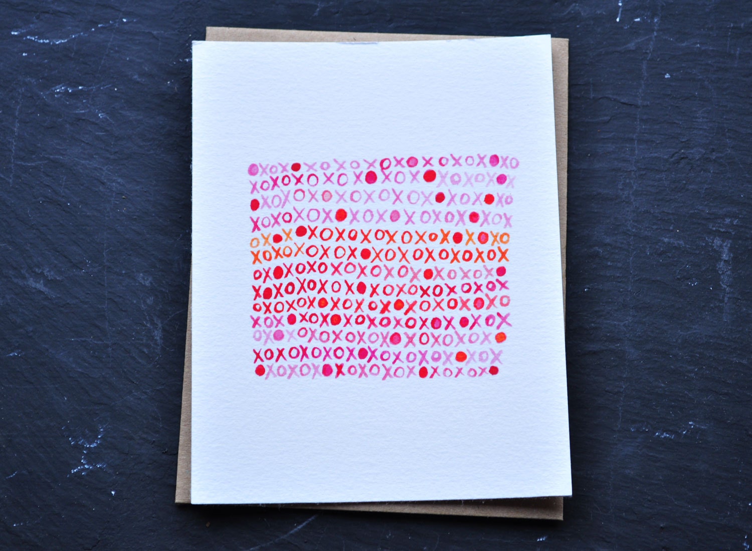 xoxo notecard